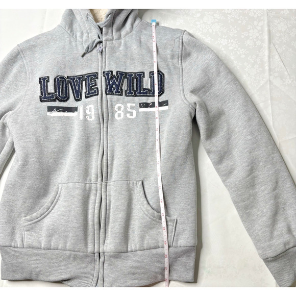 Emilio Valentino Italy Grey Logo Hoodie Medium - Picture 7 of 12